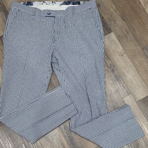 Paisley & Gray Size 36x32 Men's Slim Fit Blue White Checkered Pants